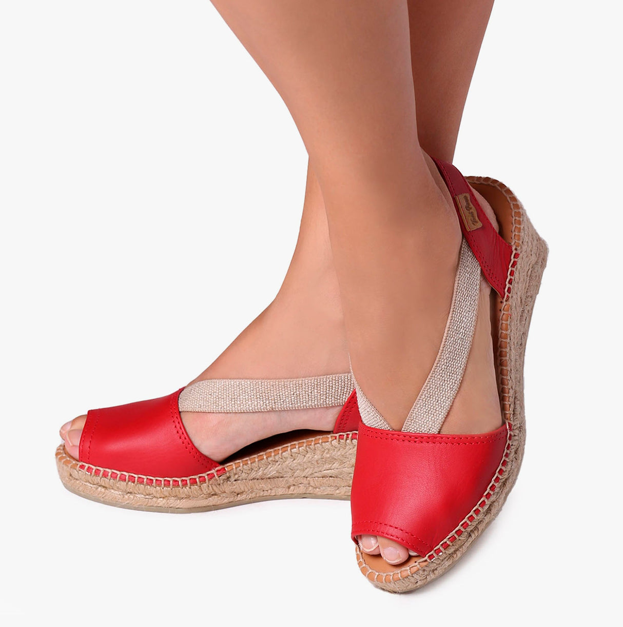 Toni Pons TEIDE-P Womens Espadrille Sandals Red