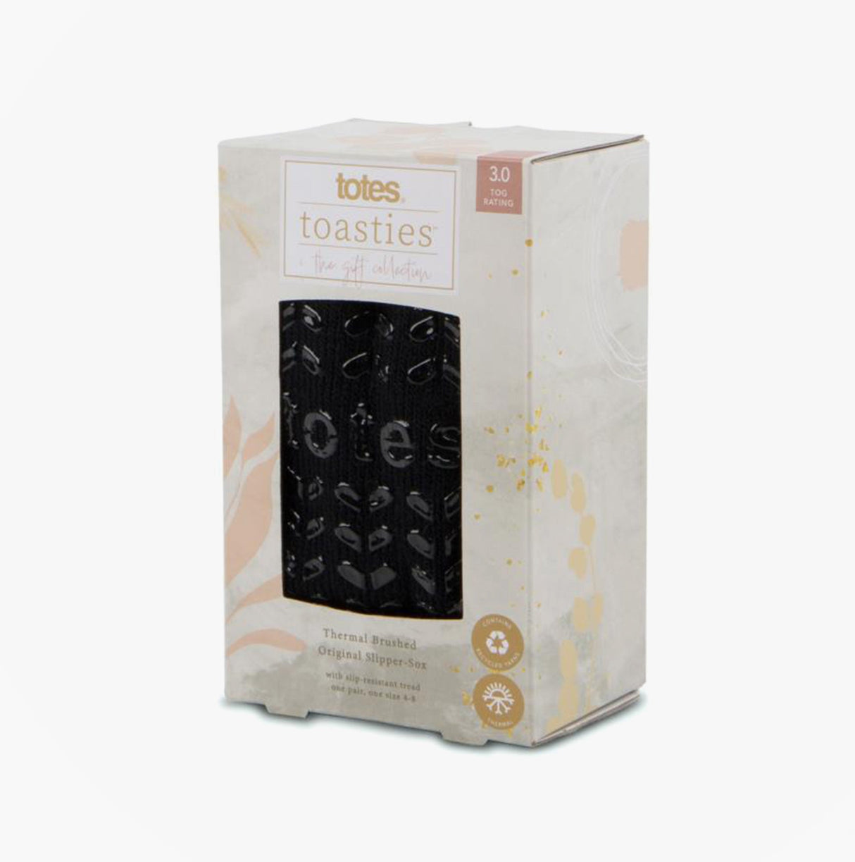 Totes Toasties 3.0 TOG THERMAL Womens Socks Black