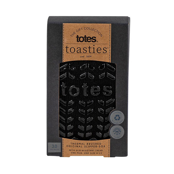 Totes Isotoner 3.0 TOG THERMAL ORIGINAL SOCK Mens Socks Black