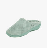 Totes Isotoner POPCORN TERRY Womens Mule Slippers Mint