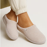 Totes Isotoner POPCORN TERRY Womens Mule Slippers Oat