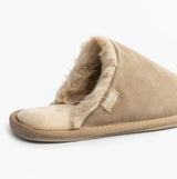 Totes Isotoner REAL SUEDE MULE Womens Slippers Sand