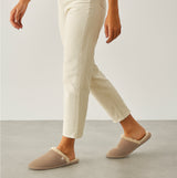 Totes Isotoner REAL SUEDE MULE Womens Slippers Sand