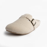 Totes Isotoner FELT CLOG Womens Clog Mule Slippers Oatmeal
