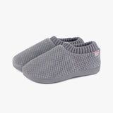 Totes Isotoner POPCORN FULL BACK BOOTIE Womens Slippers Grey