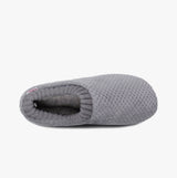 Totes Isotoner POPCORN FULL BACK BOOTIE Womens Slippers Grey