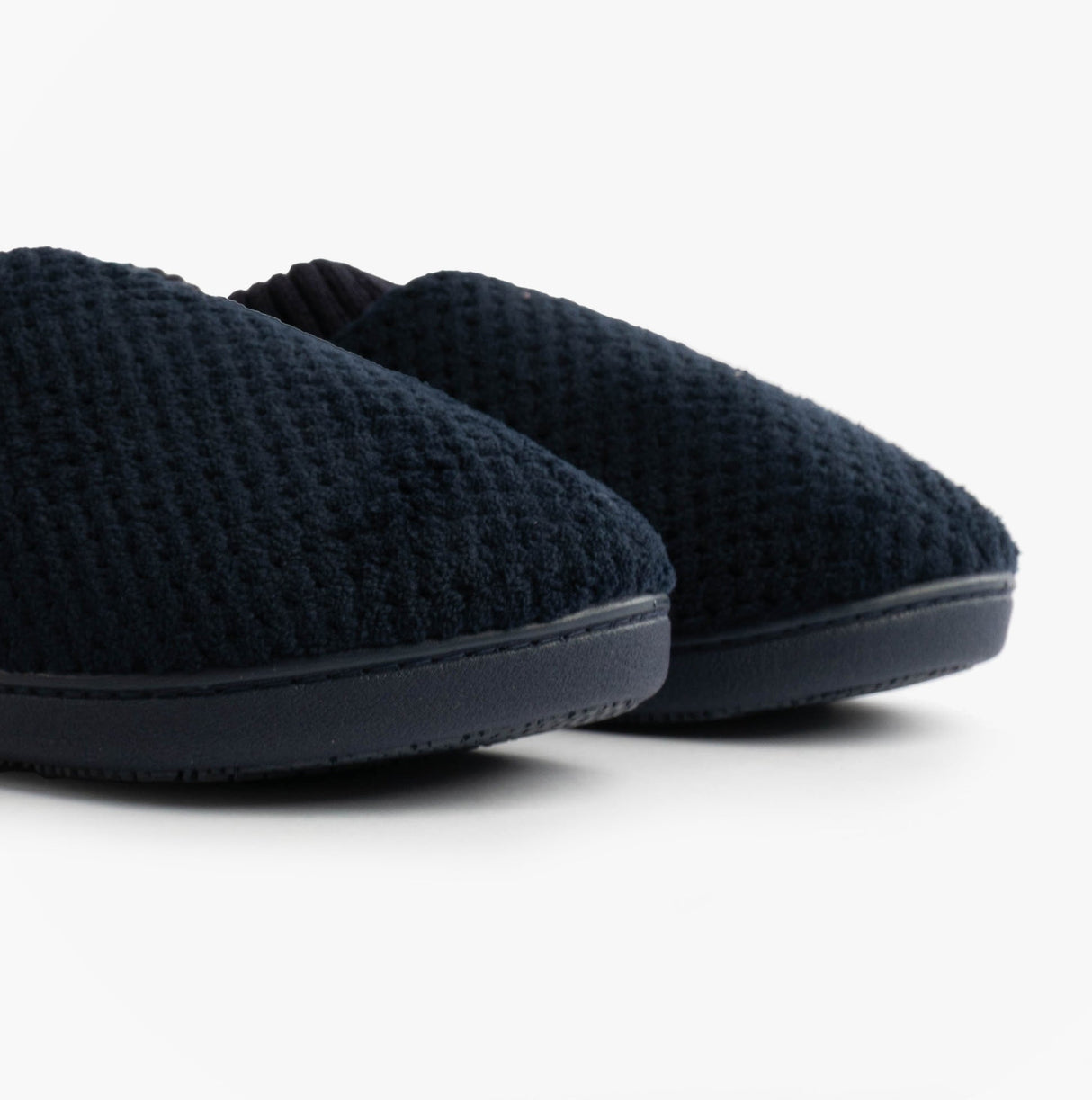 Totes Isotoner POPCORN FULL BACK BOOTIE Womens Slippers Navy