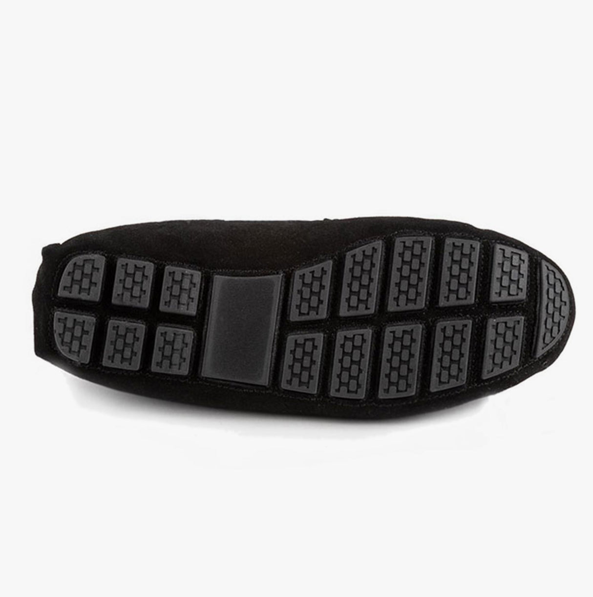 Totes Isotoner REAL SUEDE MOCC Mens Moccasin Slippers Black