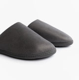 Totes Isotoner SQUARE PATTERNED SMART MULE Mens Mule Slippers Grey