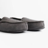 Totes Isotoner SQUARE PATTERNED SMART MOCCASIN Mens Moccasin Slippers Grey