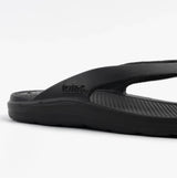 Totes Sol Bounce 0350FBLK Womens Toe Post Sandals Black