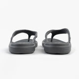 Totes Sol Bounce 0350FGLE Womens Toe Post Sandals Grey Leopard