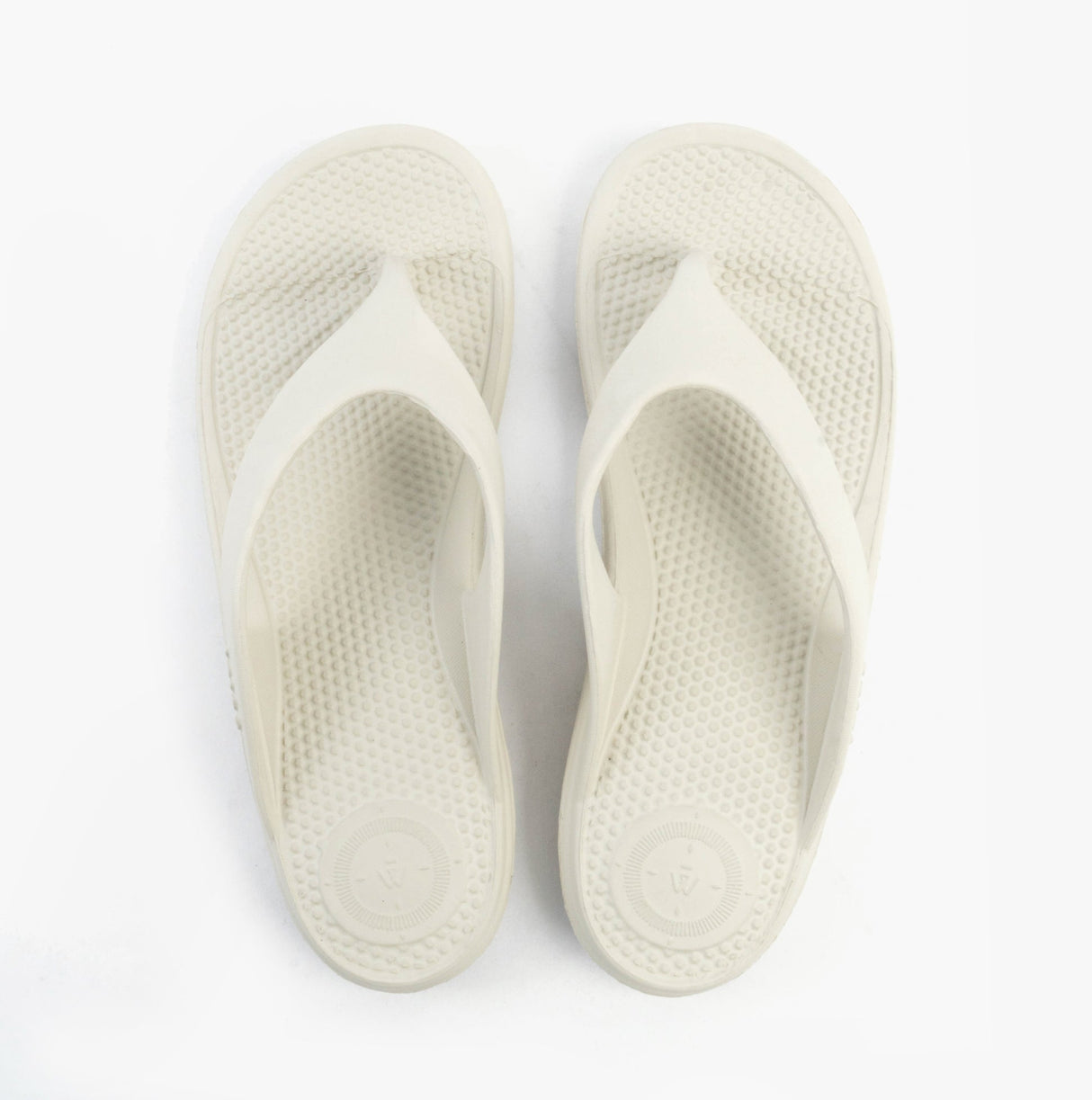 Totes Sol Bounce 0350JSTN Womens Toe Post Sandals Stone