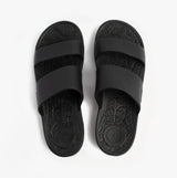 Totes Sol Bounce 0351FBLK Womens Double Strap Slides Black