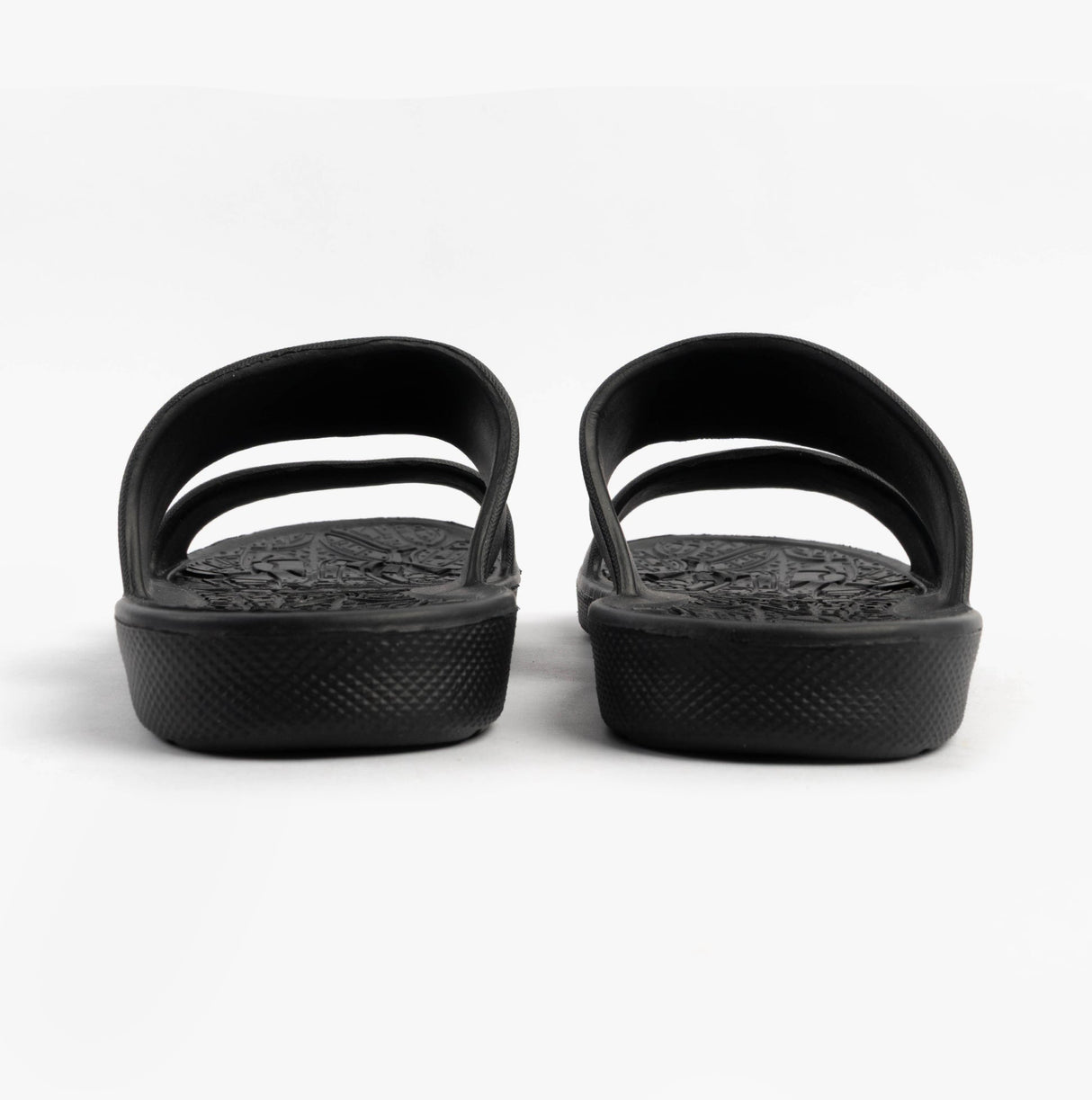 Totes Sol Bounce 0351FBLK Womens Double Strap Slides Black