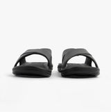 Totes Sol Bounce 0359FBLK Womens Cross Slides Black