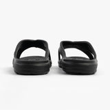 Totes Sol Bounce 0359FBLK Womens Cross Slides Black