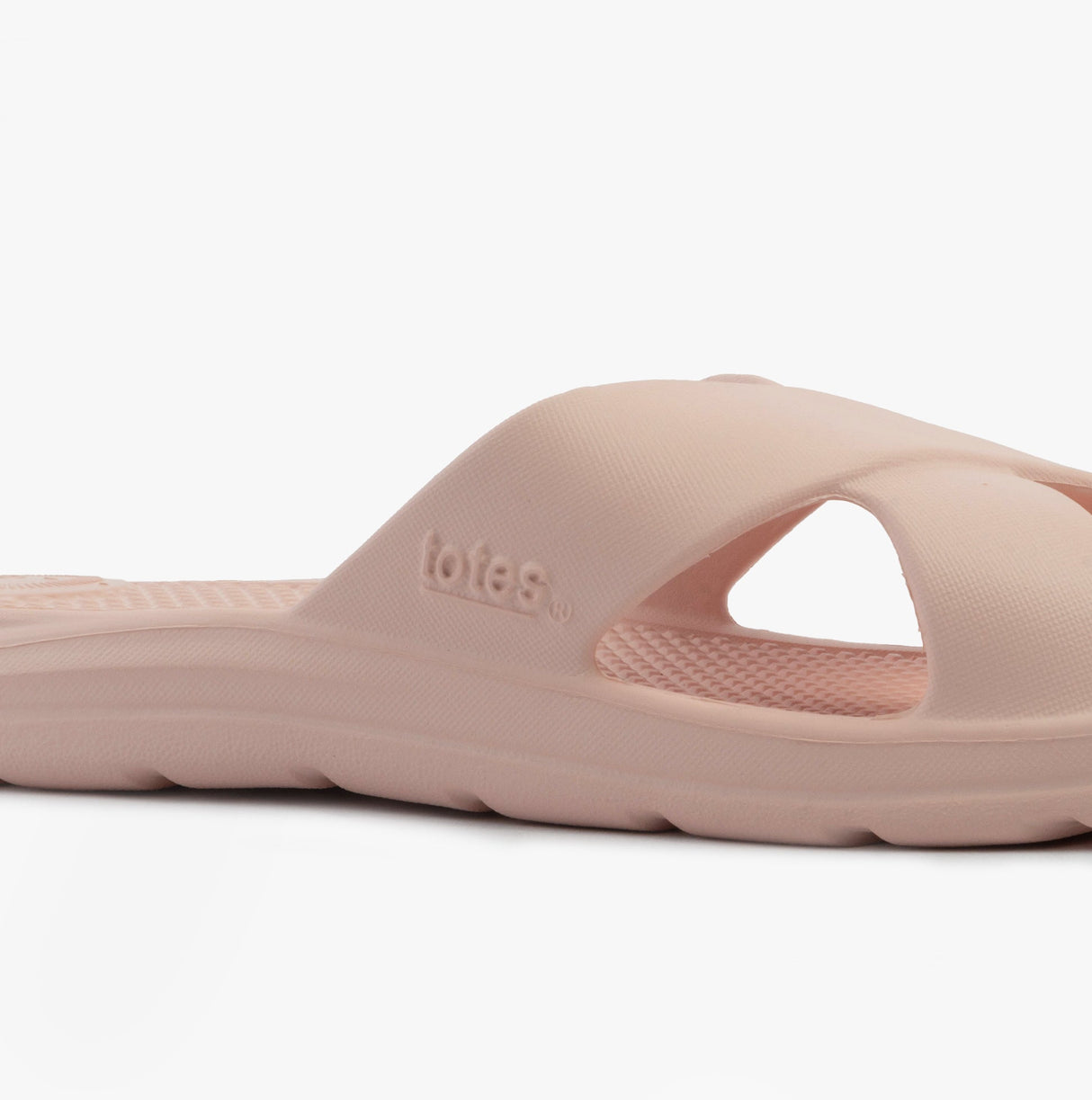 Totes Sol Bounce 0359FSND Womens Cross Slides Evening Sand