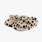 Totes Toasties NOVELTY FAUX FUR Slippers Womens Dalmatian
