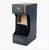 Totes Toasties SUEDETTE Moccasin Sippers Mens Navy
