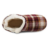 Totes Toasties TARTAN Womens Bootie Slippers Multi