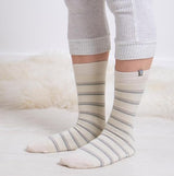 Totes Toasties ORIGINAL SLIPPER SOCKS (TWIN PACK) Womens Fairisle / Plain