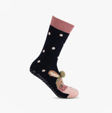 Totes Toasties ORIGINAL SLIPPER SOCKS (TWIN PACK) Womens Rabbit / Fairisle