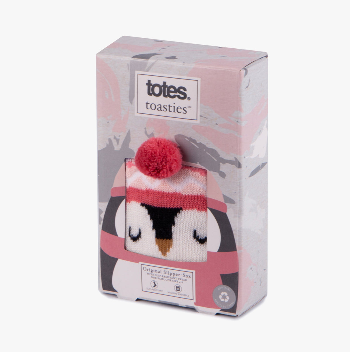 Totes Toasties SINGLE ORIGINAL SLIPPER SOCKS Womens Socks Penguin