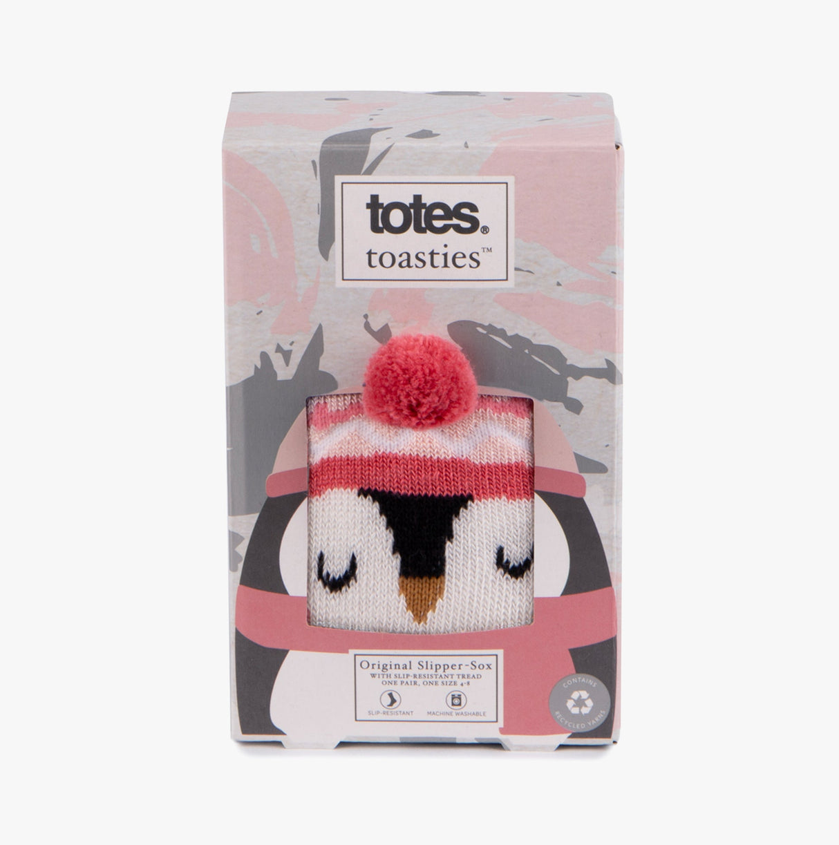 Totes Toasties SINGLE ORIGINAL SLIPPER SOCKS Womens Socks Penguin
