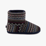 Totes Toasties FAIR ISLE BOOT Slippers Mens Multi
