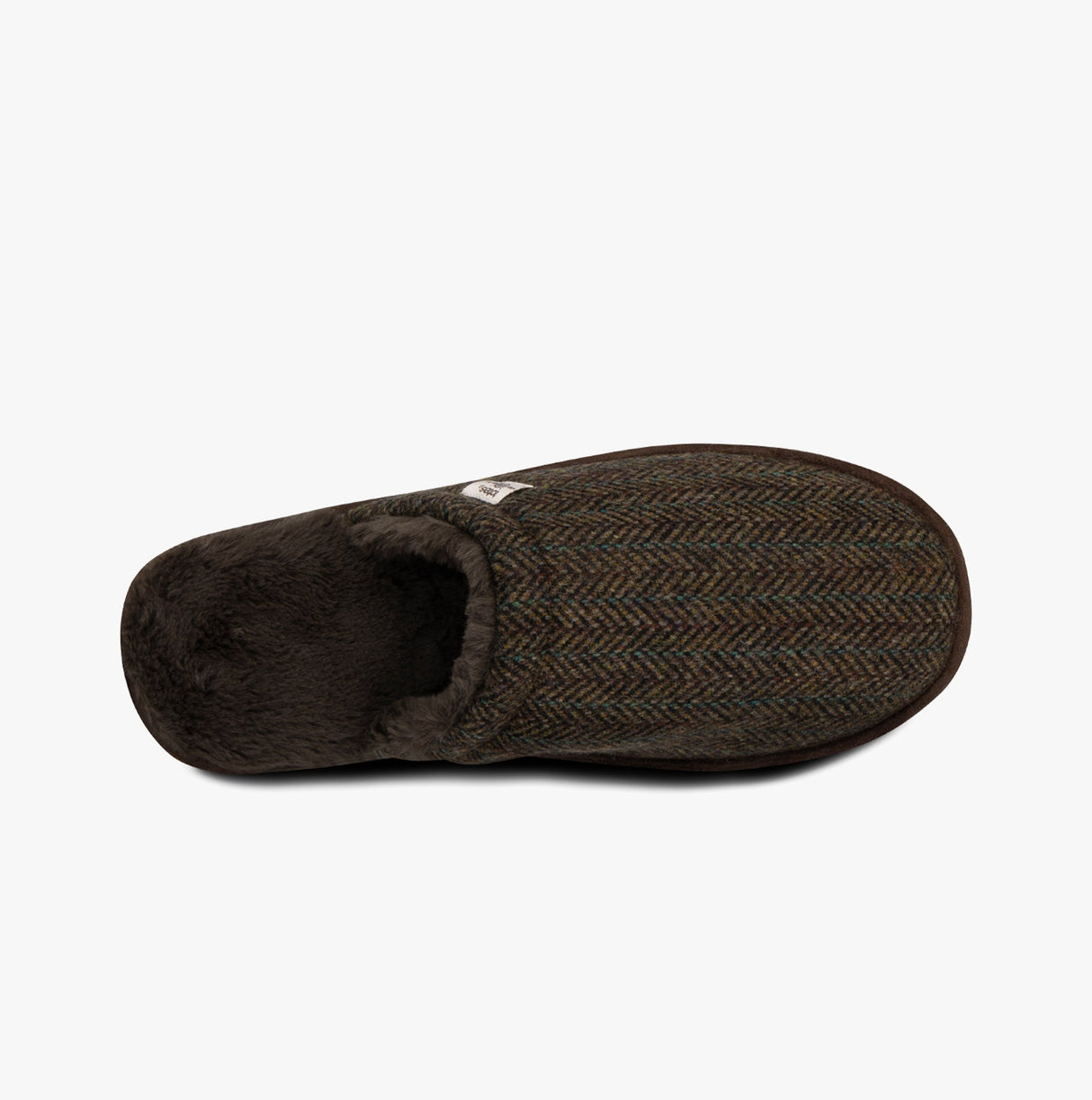 Totes Toasties WOOL MIX MULE Slippers Mens Brown