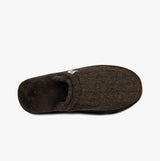 Totes Toasties WOOL MIX MULE Slippers Mens Brown