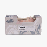 Totes Toasties KNITTED BALLET Slippers Womens Pink