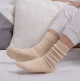 Totes Toasties THERMAL BRUSHED ORIGINAL  Slipper Socks Womens Socks Oat
