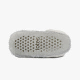 Totes Toasties KNITTED TEXTURED BOOTIES Womens Grey