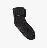 Totes Toasties RECYCLED CHUNKY SLIPPER SOCK Mens Grey