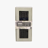 Totes Toasties RECYCLED CHUNKY SLIPPER SOCK Mens Grey