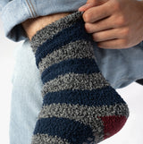 Totes Toasties SUPER SOFT COSY SOCKS (Triple Pack) Mens Socks Navy Mix