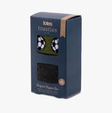 Totes Toasties ORIGINAL Mens Twin Pack Slipper Socks Football