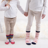 Totes Toasties ORIGINAL Slipper Socks  (Twin Pack) Unisex Kids Socks Unicorn