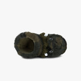 Totes Toasties DINO BOOT Slippers Kids Khaki