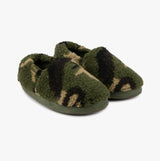 Totes Toasties SHORT Full Back Slippers Unisex Kids Green