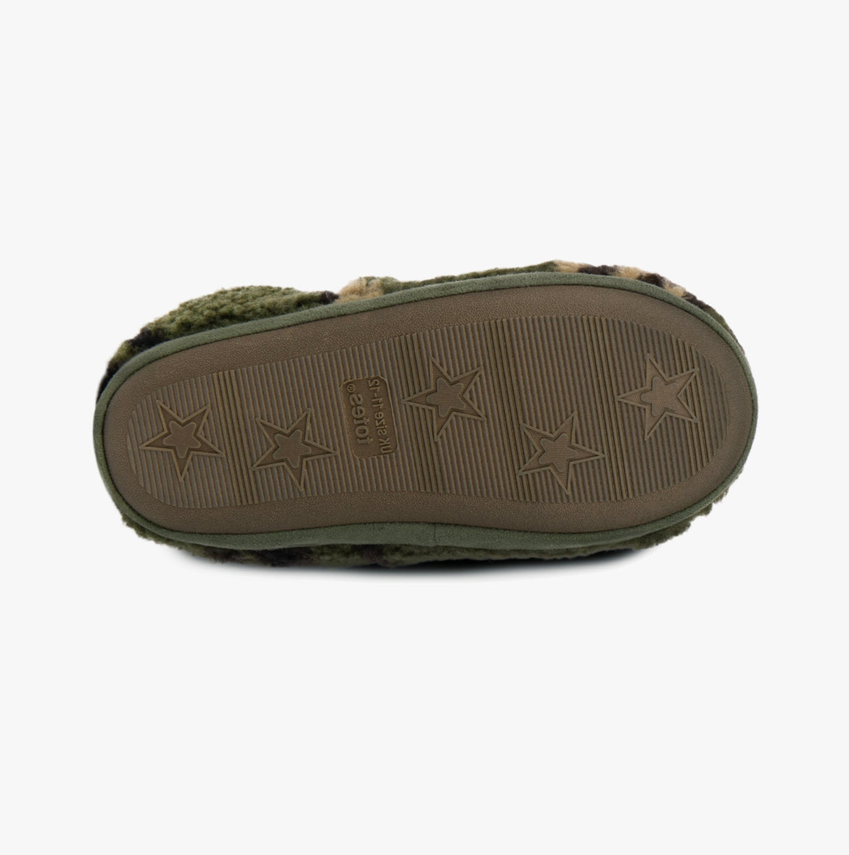 Totes Toasties SHORT Full Back Slippers Unisex Kids Green