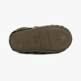 Totes Toasties SHORT Full Back Slippers Unisex Kids Green