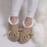 Totes Toasties NOVELTY FOOTSIES Womens Dog