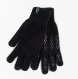 Totes Toasties STRETCH KNITTED Touchscreen Gloves Mens Black