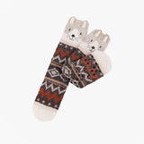 Totes Toasties NOVELTY SUPER SOFT SLIPPER SOCKS Womens Socks Cat