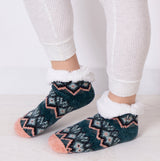 Totes Toasties CHENILLE CROP KNITTED SLIPPER SOCKS Womens Socks Multi