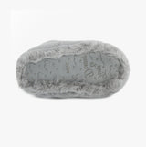 Totes Toasties FAUX FUR Boot Slippers Womens Grey