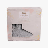 Totes Toasties FAUX FUR Boot Slippers Womens Grey